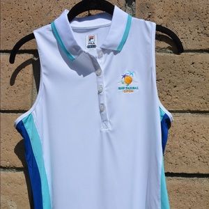 Fila Sleeveless Polo with BNP Paribas Open Logo!